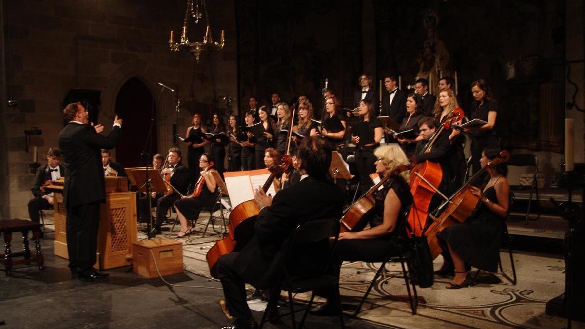 La Orquesta Barroca Valenciana, en su actuación en el Festival de Peralada en 2007.