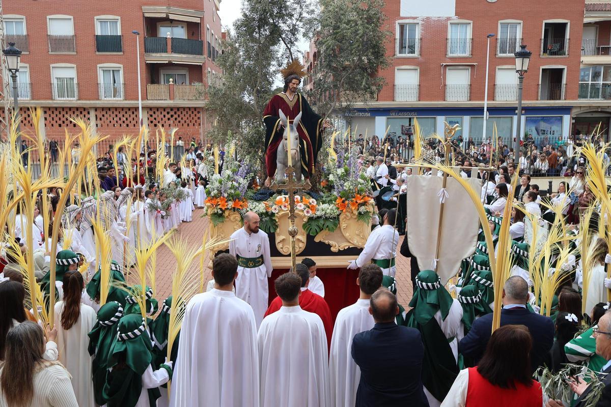 Desfile procesional del Domingo de Ramos.