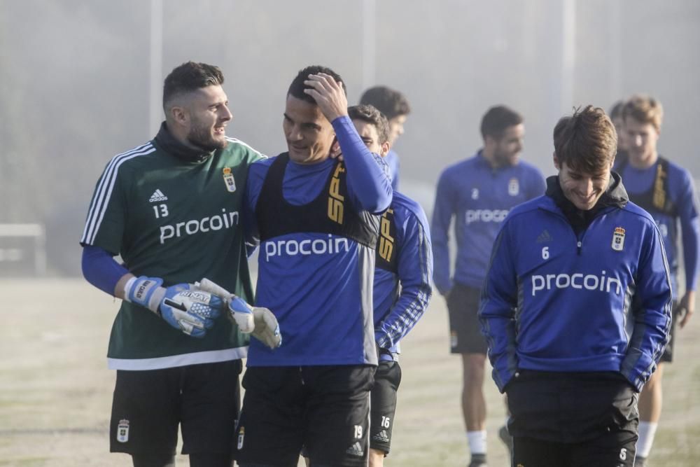 Entrenamiento del Real Oviedo