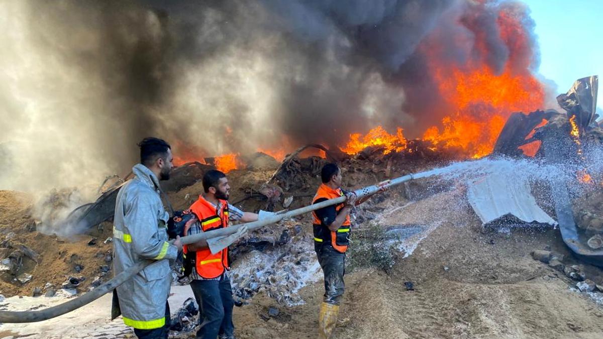 Bombardeos israelís en Gaza