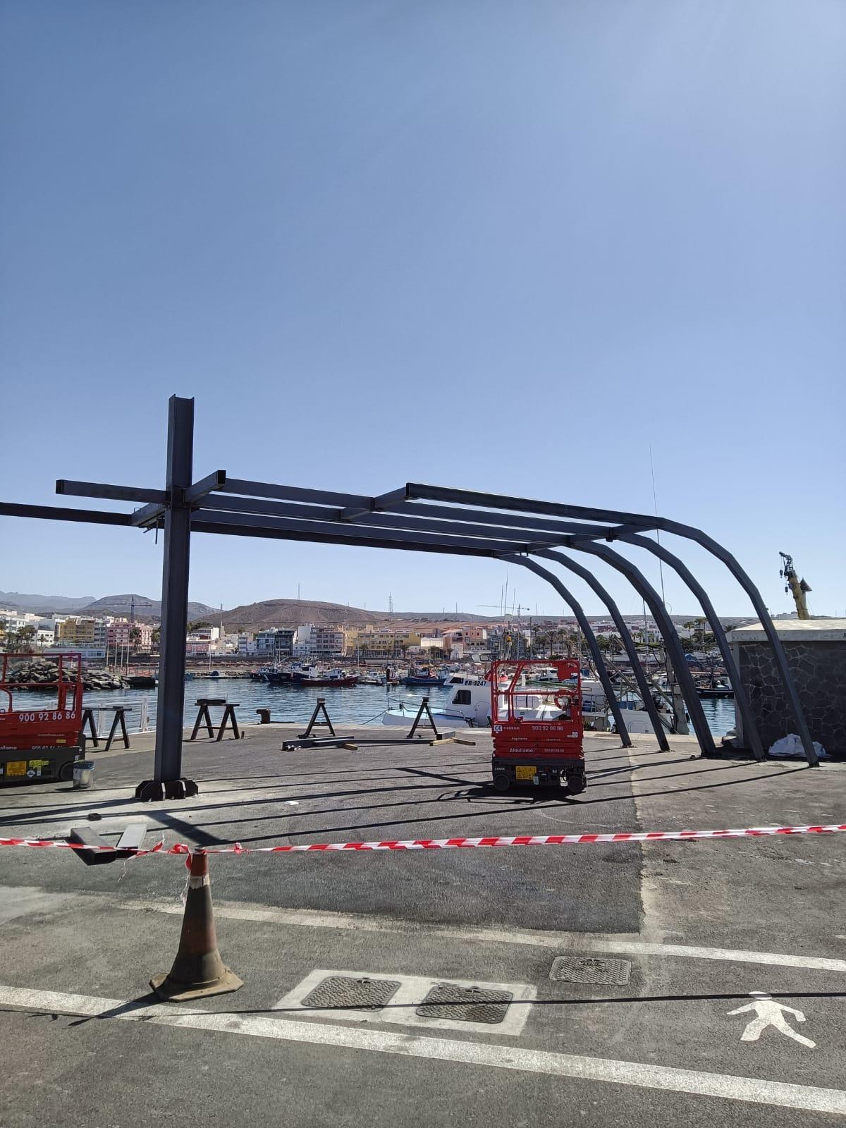 Las imágenes de los preparativos para la visita del papa León XIV a Arguineguín