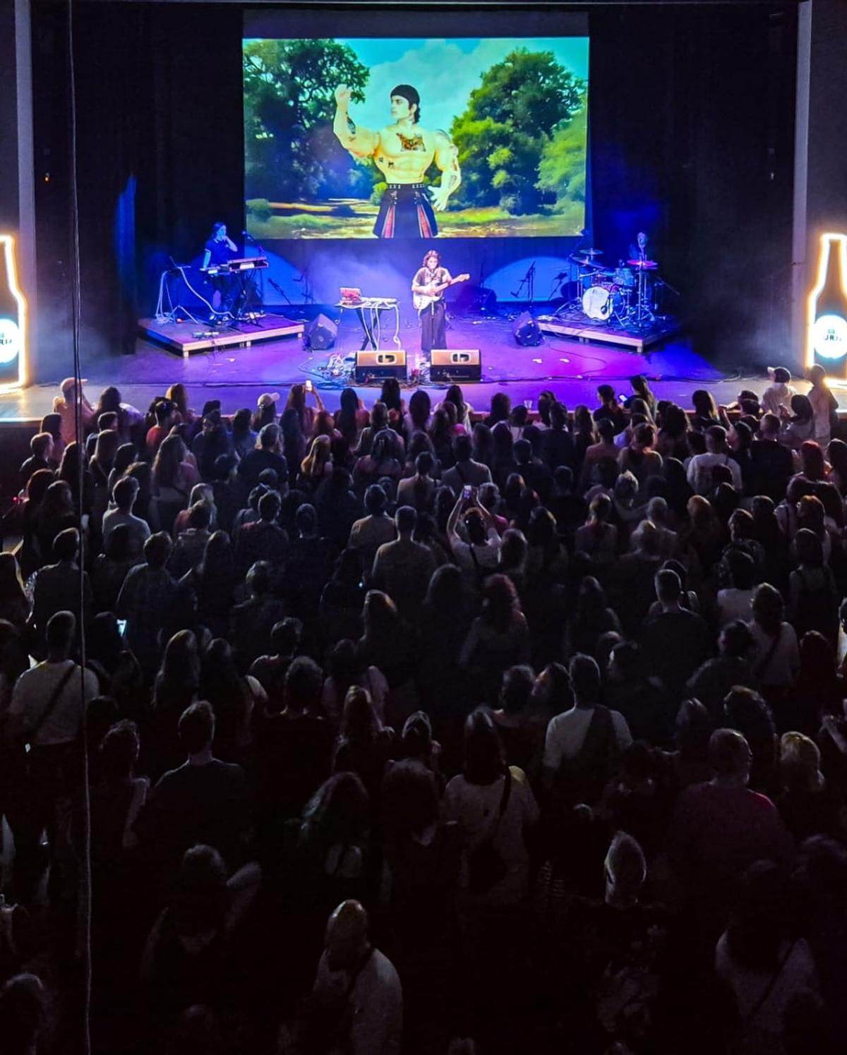 Jimena Amarillo durante el Truenorayo Fest de 2024.