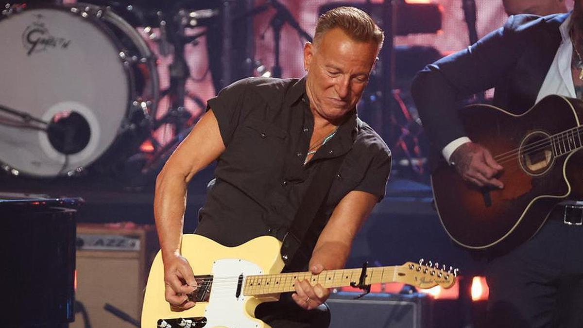 Bruce Springsteen, durante un concierto.