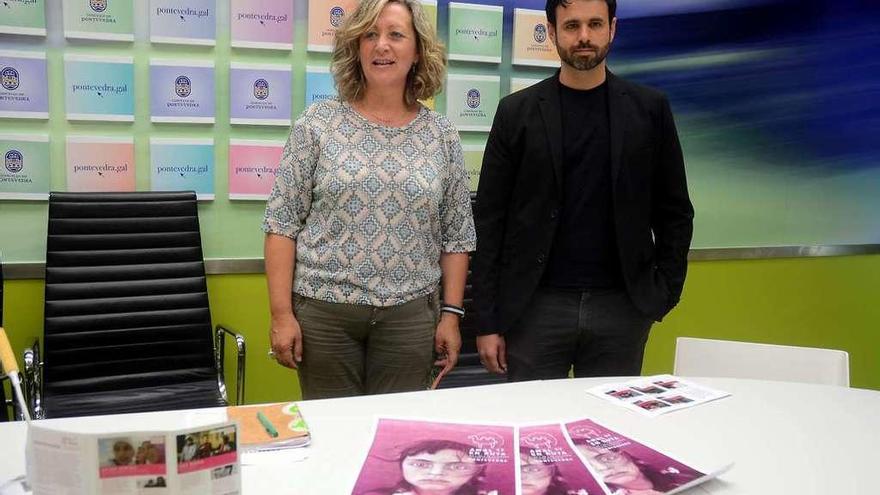 Presentación del festival de cine &quot;Amal en Ruta&quot;, en Pontevedra. // Rafa Vázquez