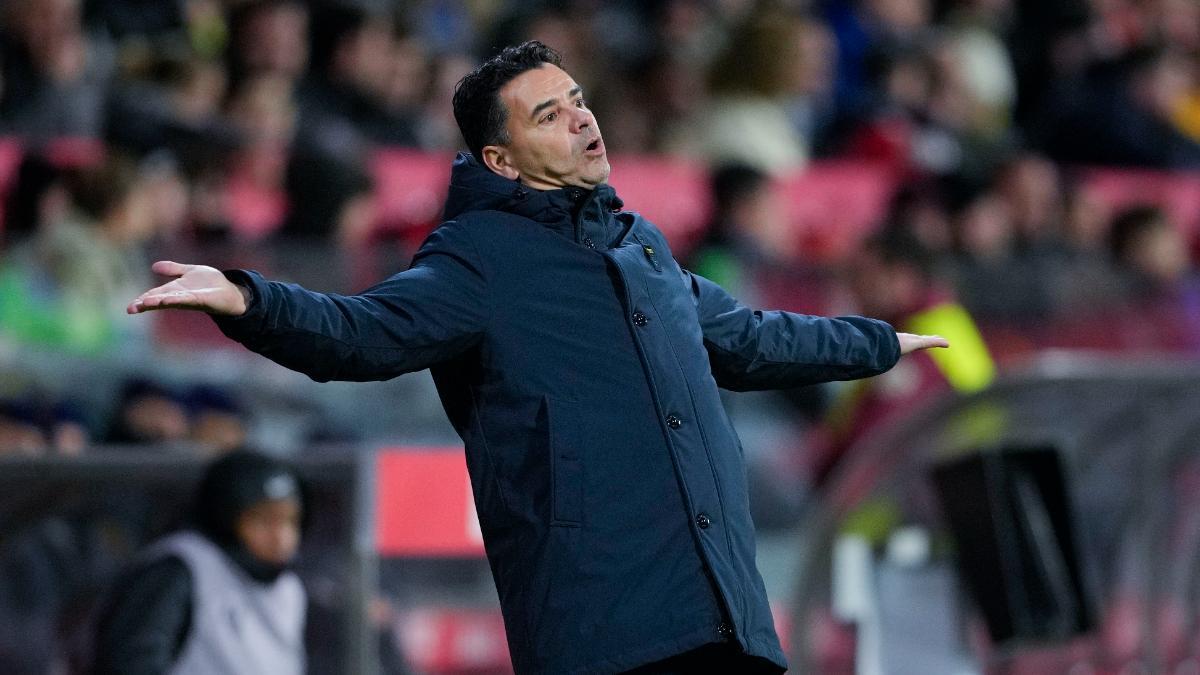 Míchel, en el duelo ante el Real Madrid