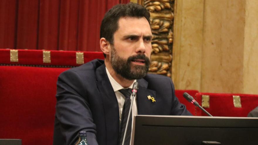 El President del Parlament, Roger Torrent