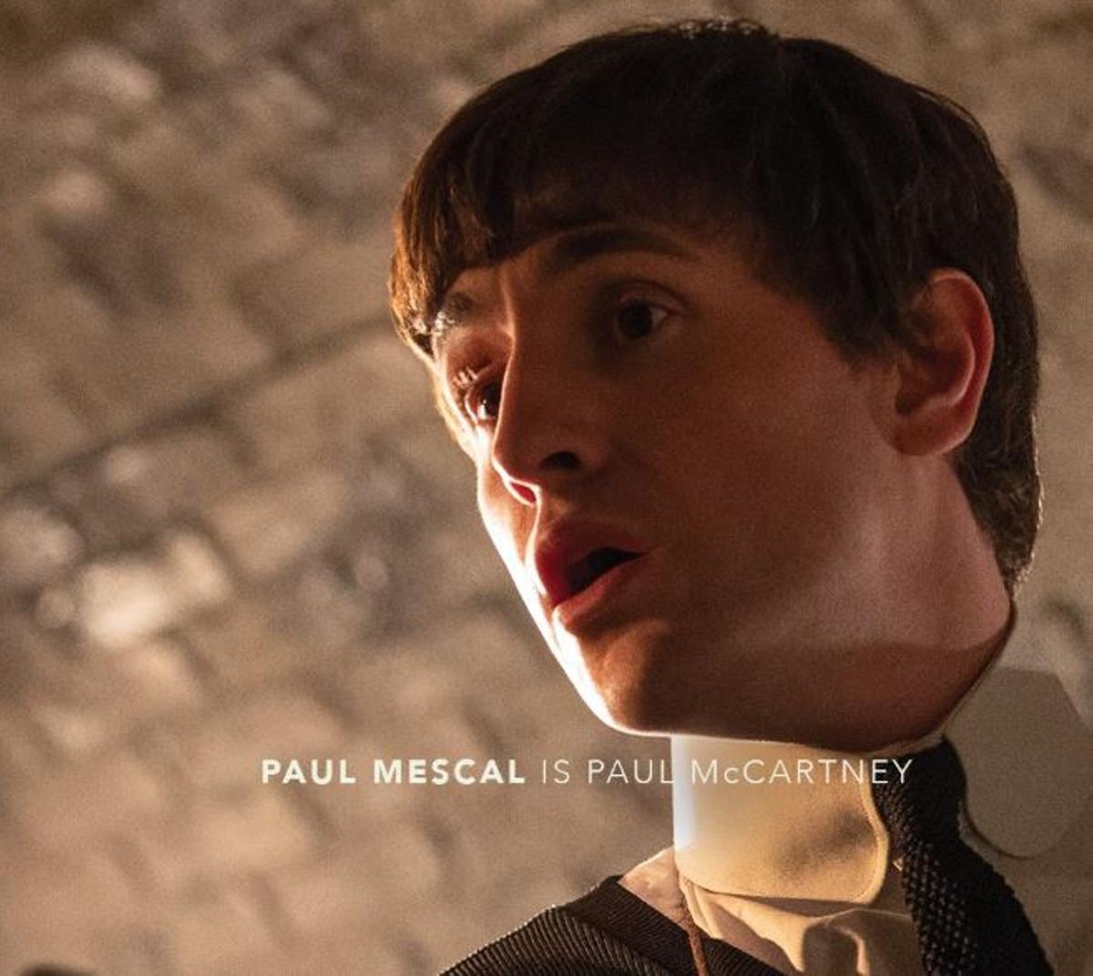 Paul Mescal como Paul McCartney.