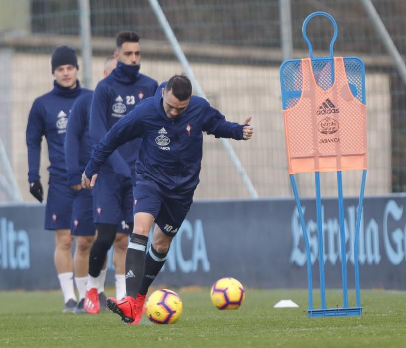 El Celta se ejercitó en A Madroa