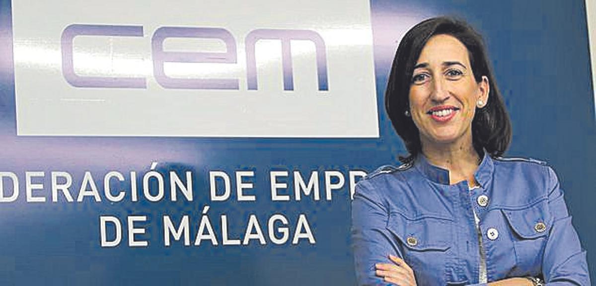 Natalia Sánchez, vicepresidenta ejecutiva del la Confederación de Empresarios de Málaga (CEM)