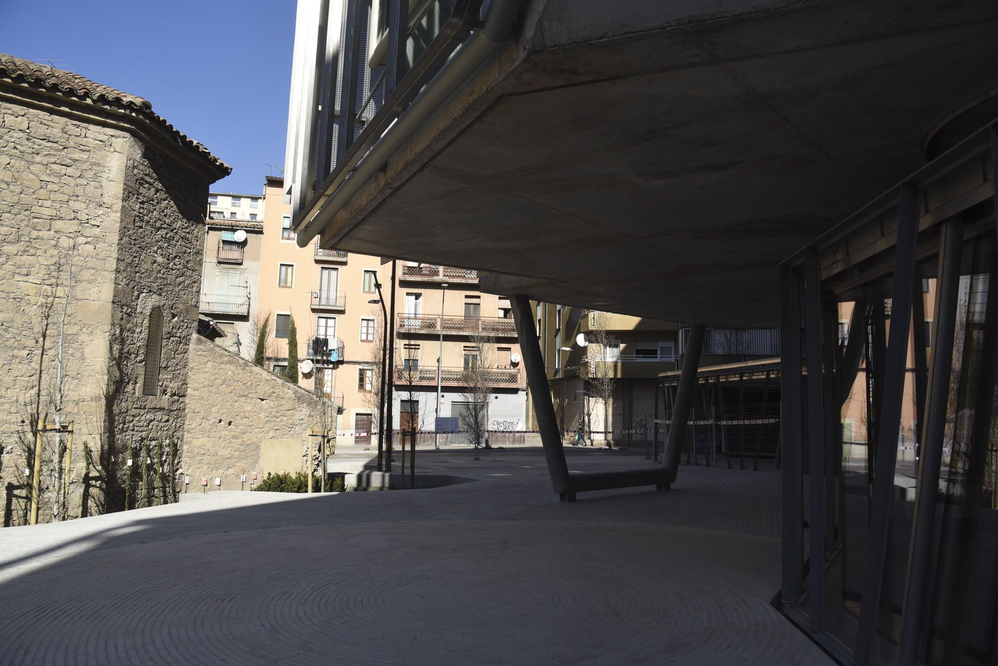 Així llueix l'amplicació de la plaça plaça de Sant Ignasi de Manresa