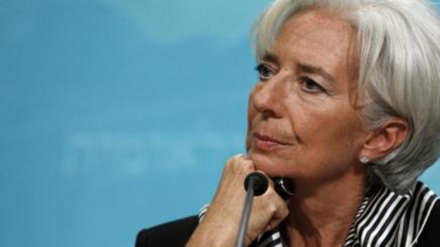 La directora gerent del FMI, Christine Lagarde,