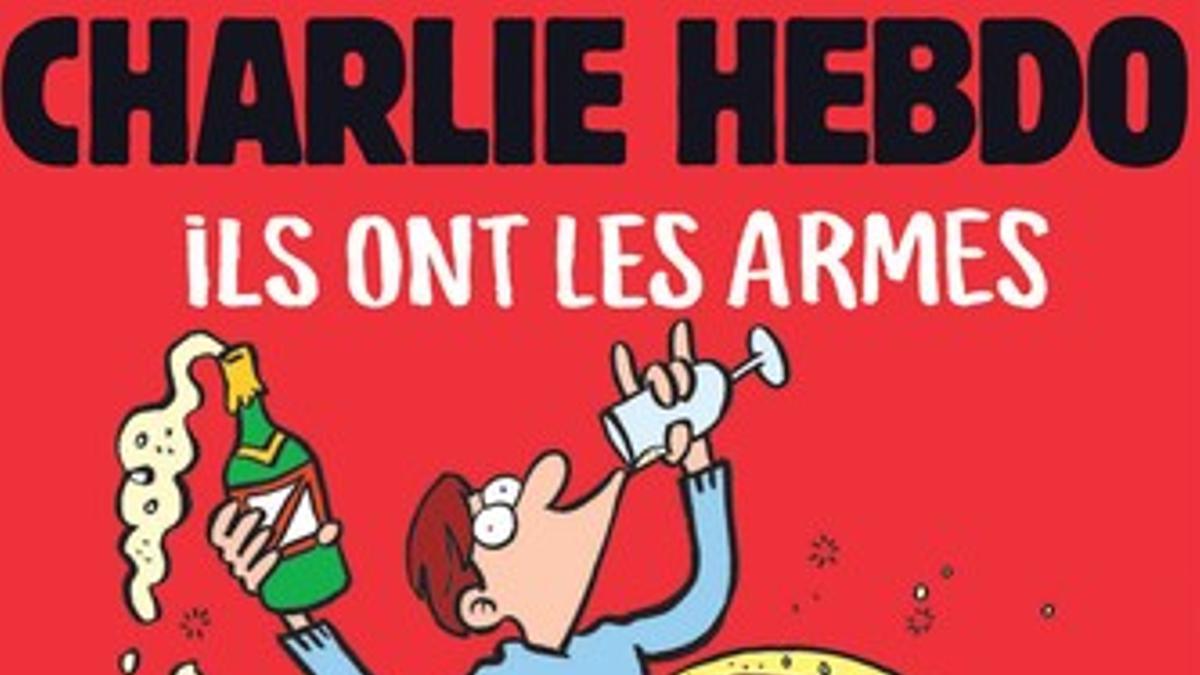 Portada de la revista satírica Charlie Hebdo de este viernes