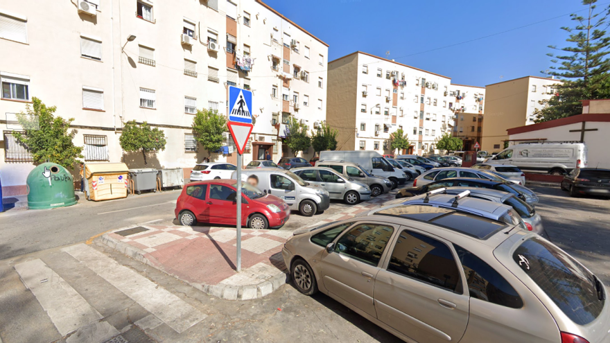 Barriada de Las Flores, en una imagen de Google Maps.