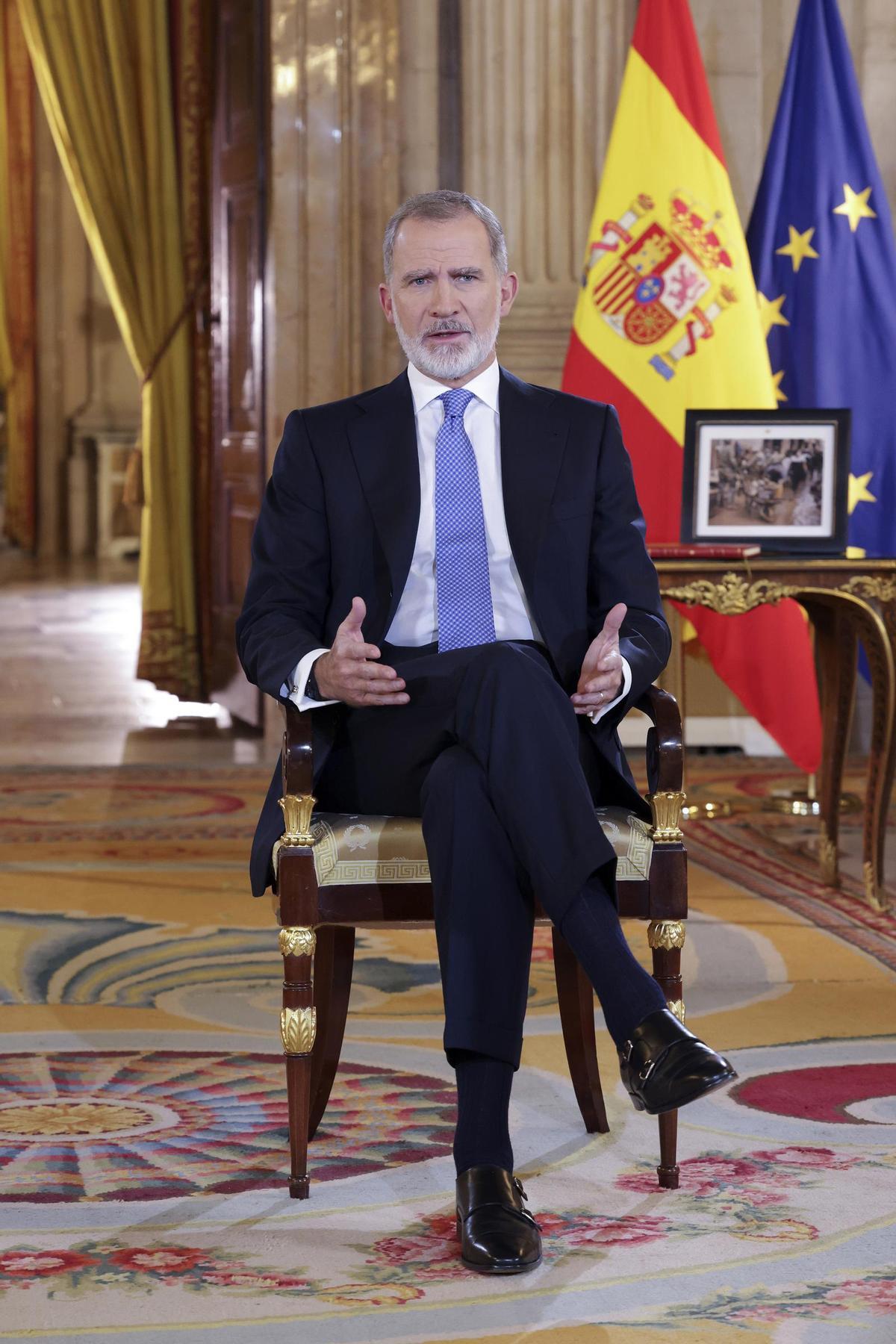El mensaje de Navidad del rey Felipe VI, en imágenes