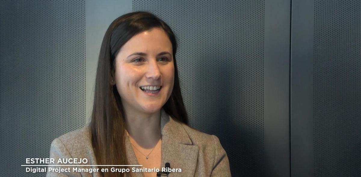 Esther Aucejo, Digital Project Manager en Grupo Sanitario Ribera.