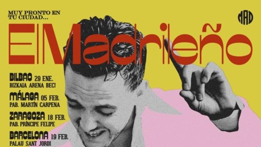 Cartell de la gira &#039;Sin cantar ni afinar Tour&#039; de C. Tangana