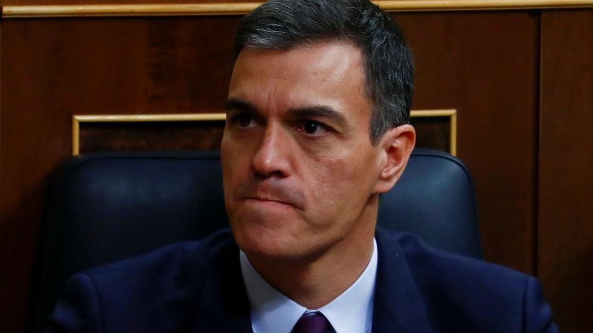 Pedro Sánchez, en el debate de los Presupuestos en el Congreso.