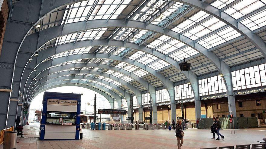 Terminal de la estación de ferrocarril de San Cristóbal.