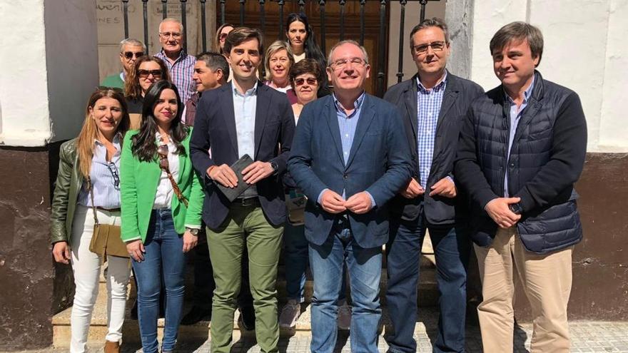 Foto de la visita de Montesinos a Vélez-Málaga