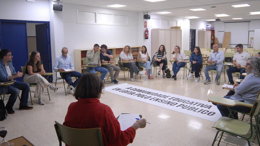 Los nueve centros educativos de A Estrada debaten sobre sus necesidades