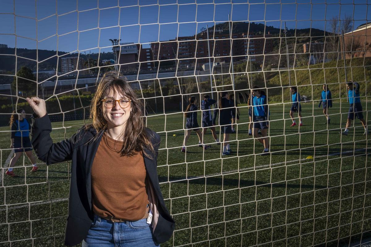 Barcelona, 04/02/2026 Deportes. Entrevista Andrea Orts, fundadora de la primera agencia de scouting de futbol femenino. AUTOR: MANU MITRU