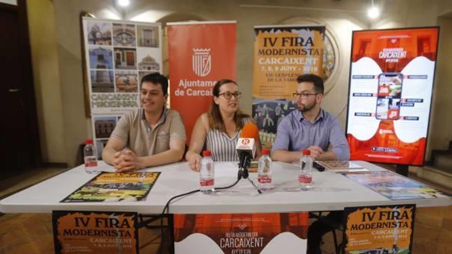 Momento de la presentación de la Fira Modernista y la experiencia interactiva de la Ruta.