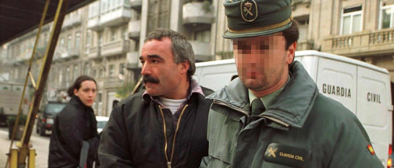Imagen de archivo de Alfredo Sánchez Chacón, el &#039;Rambo&#039; gallego, entrando en los juzgados en 2001.