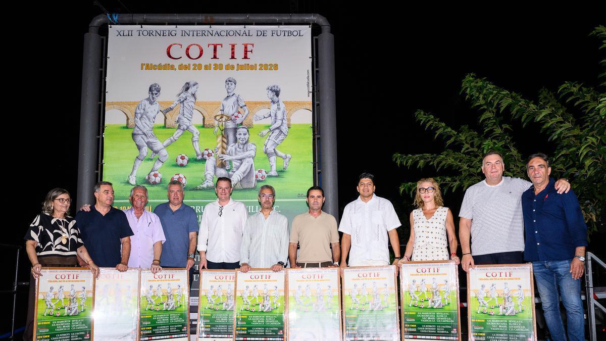 La presentación del COTIF 2026 tuvo lugar este jueves en el Estadio Municipal dels Arcs de l’Alcúdia.