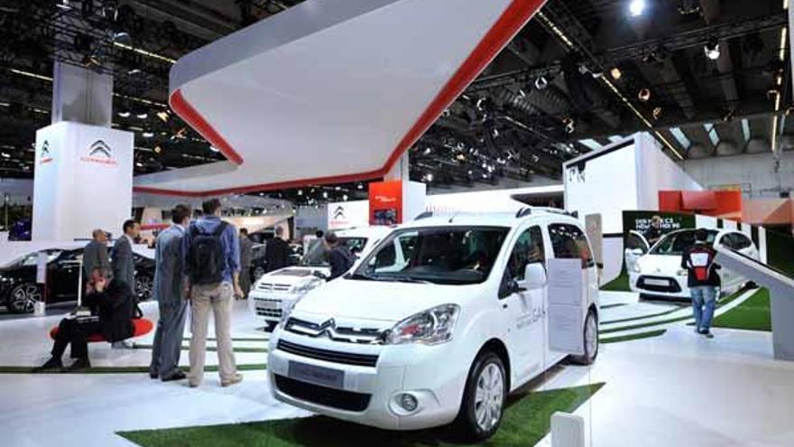 Versión eléctrica del Citroën Berlingo, que podría llegar a fabricarse en Vigo, en el salón de Frankfurt.