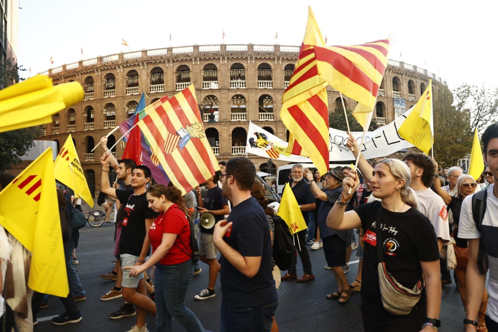 Todas las fotografías de la manifestación del 9 d'Octubre en València
