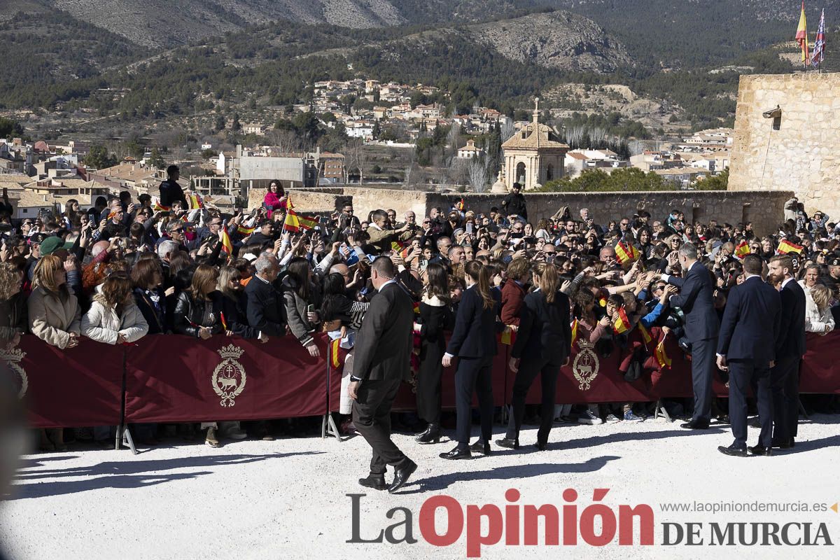 Visita de los reyes de España a Caravaca (explanada de la Basílica)