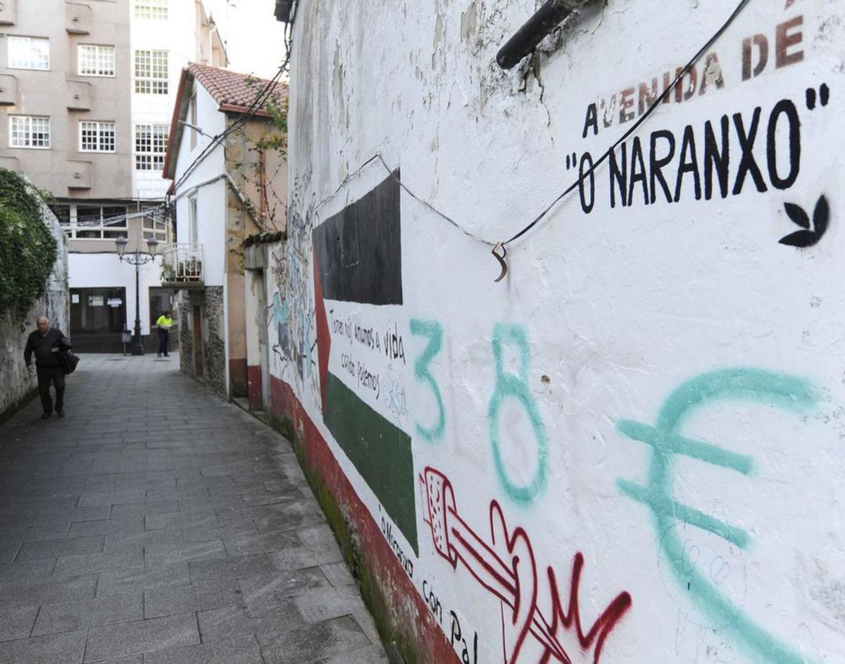 A oficiosa Avenida de O Naranxo, en Lalín.   | // BERNABÉ/JAVIER LALÍN