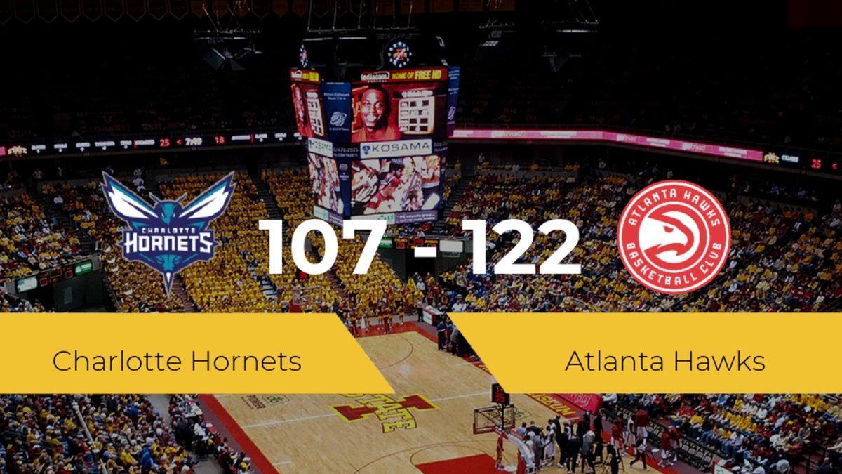 Atlanta Hawks se hace con la victoria en el Spectrum Center contra Charlotte Hornets por 107-122