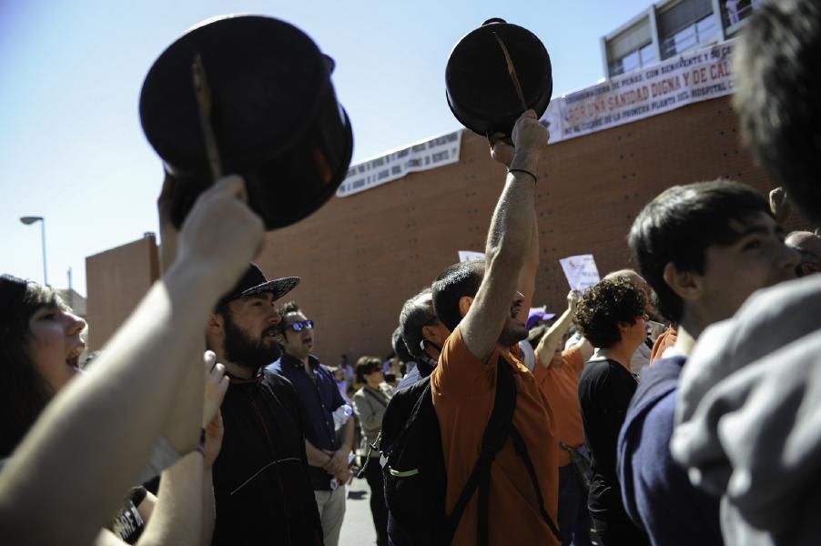 Manifestación en defensa de la sanidad en Benavent