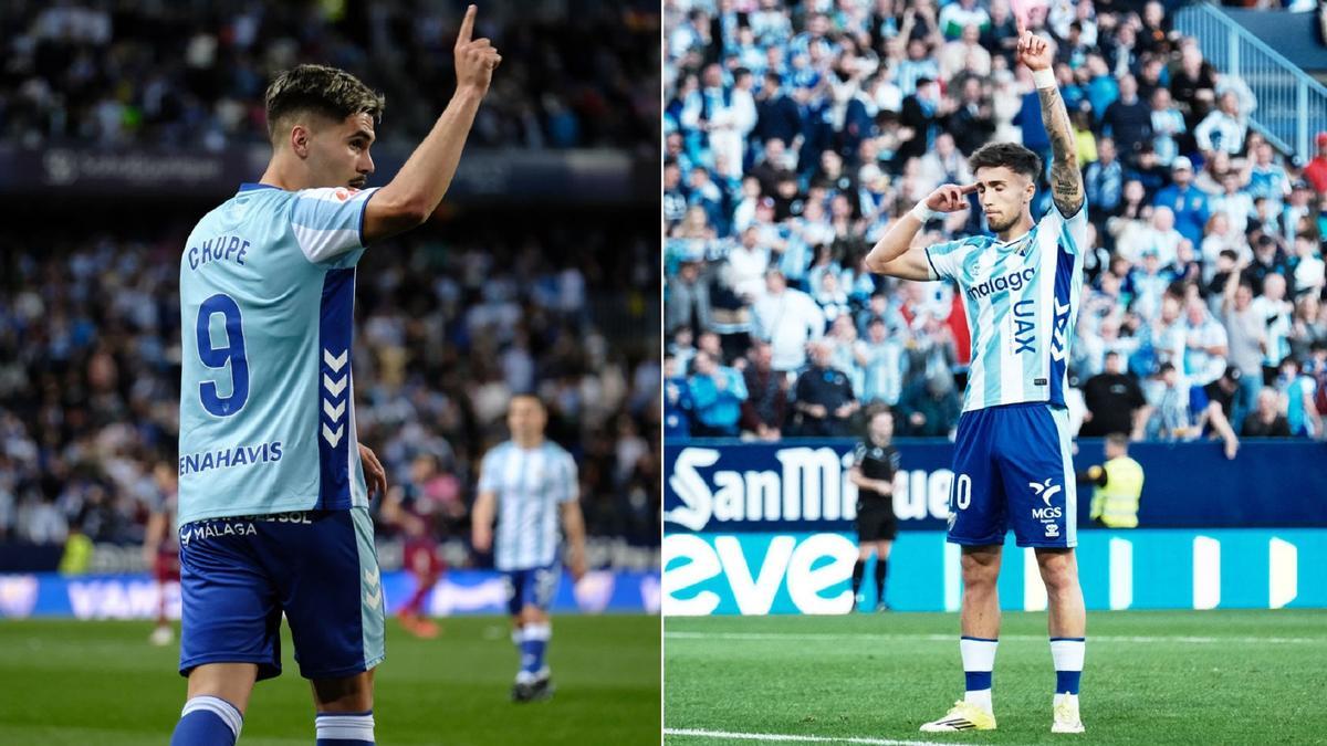 Chupe y Larrubia forman la dupla más goleadora de Segunda División.
