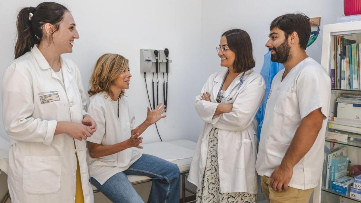 Médicos residentes que el pasado año participaron en Ourense en el refuerzo de verano.
