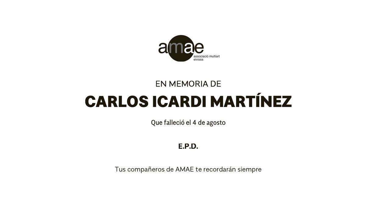 Esquela Carlos Icardi Martínez