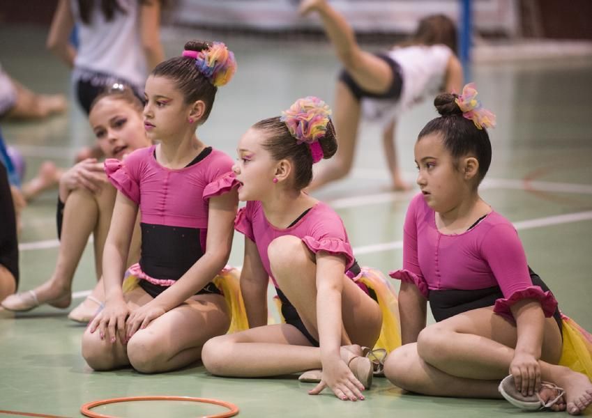 Exhibición de la Escuela de gimnasia rítmica