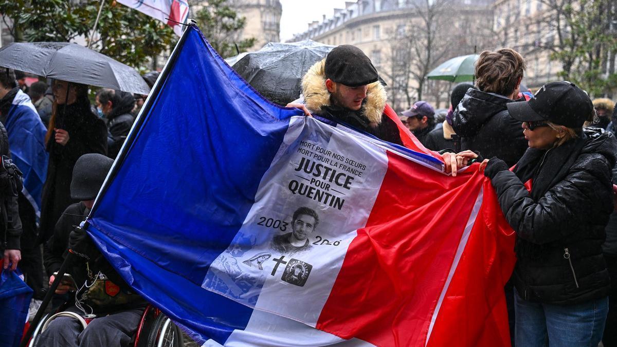 La Policía francesa se pone en alerta para cubrir la marcha homenaje al ultranacionalista asesinado en Lyon