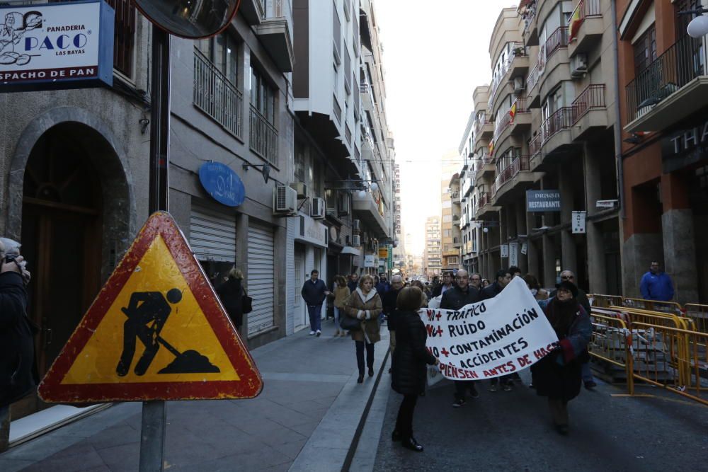 Cruzada contra las obras del centro de Elche