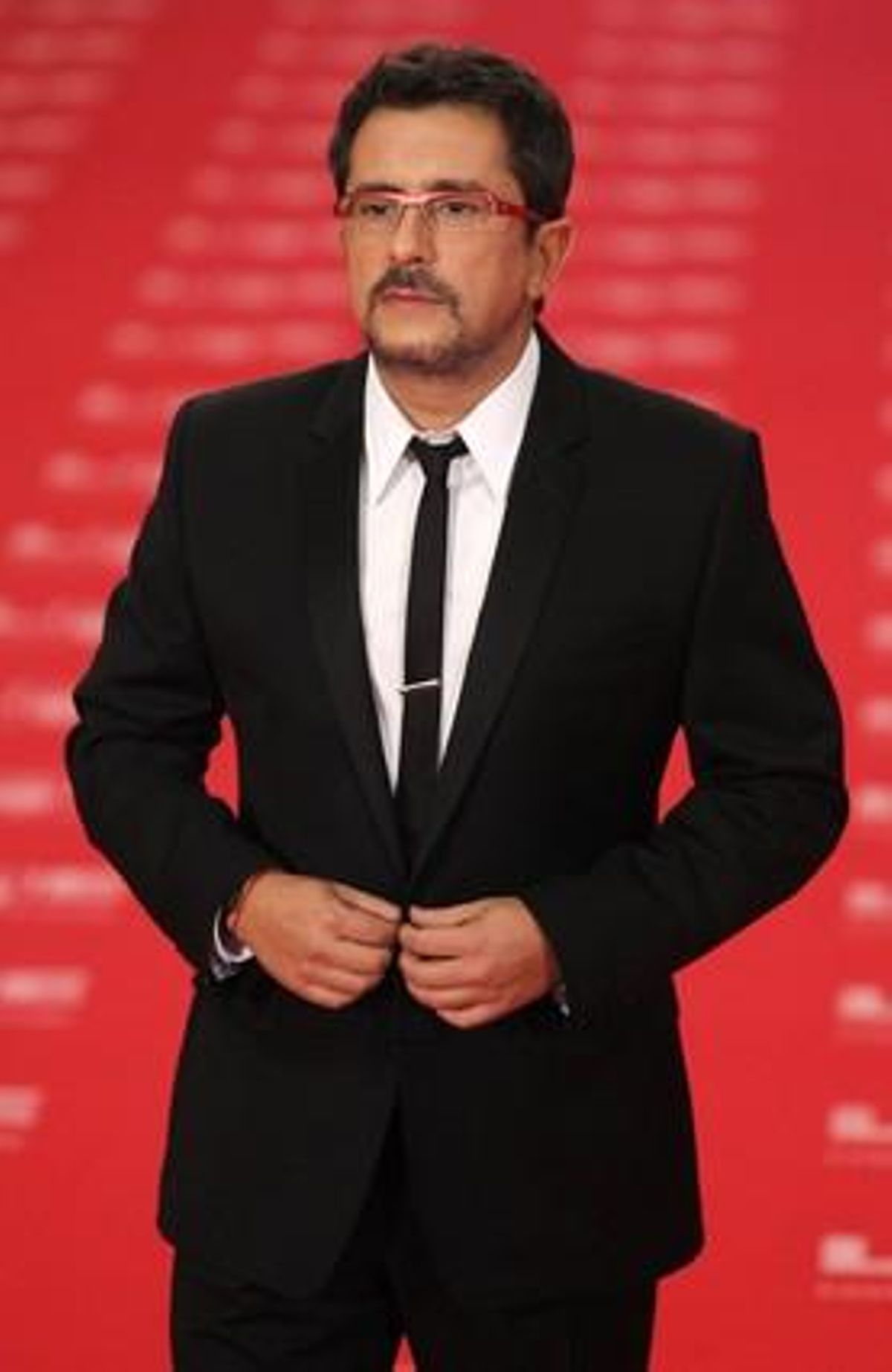 El presentador de la gala, Andreu Buenafuente, a l’arribada al Teatro Real.