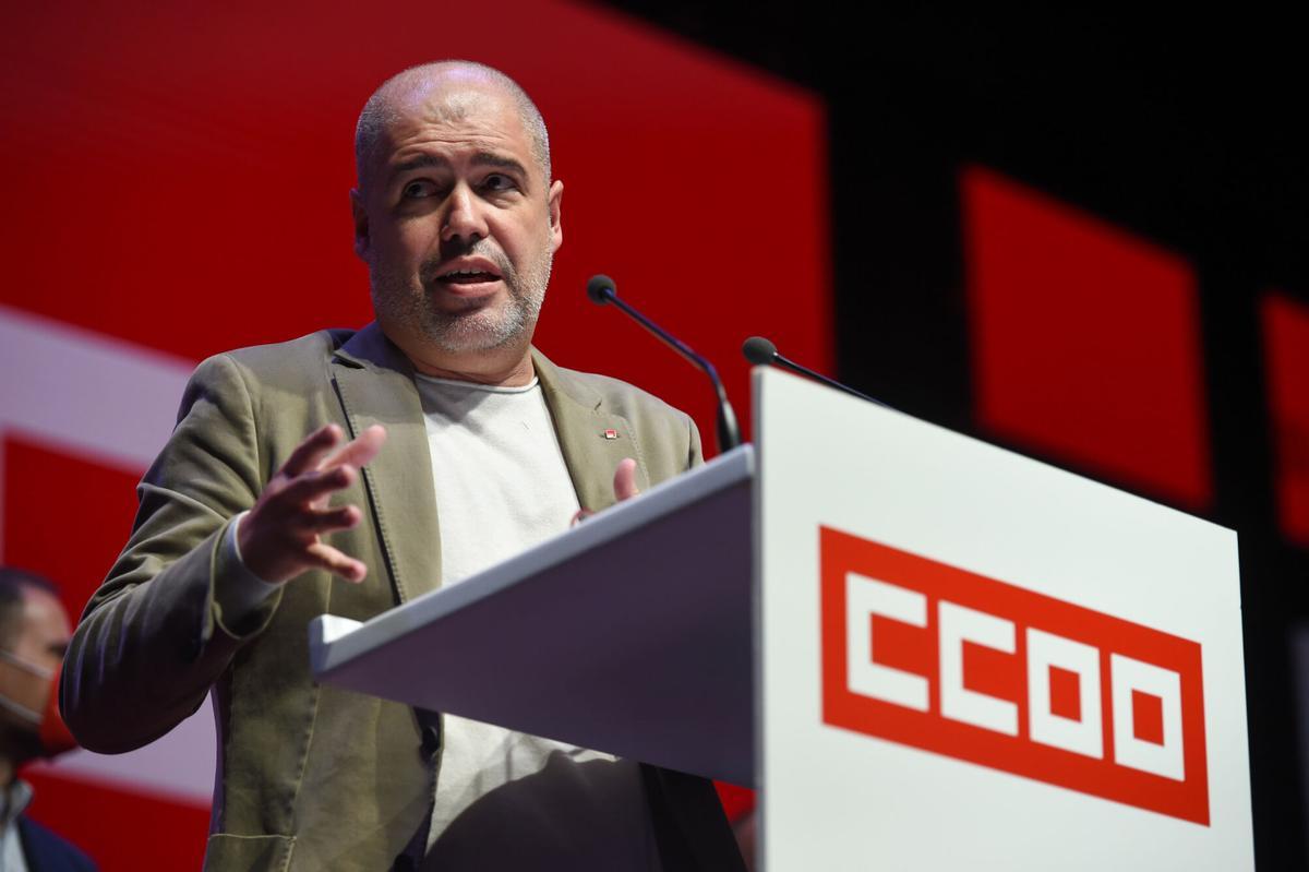 Unai Sordo, secretario General de CCOO, en una imagen de archivo.