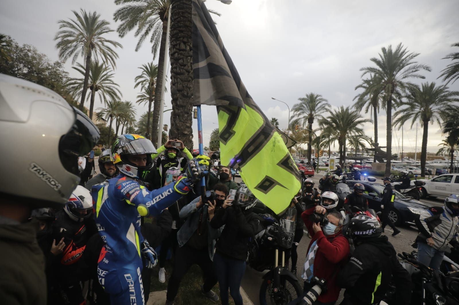 Joan Mir recibido en el Consolat de Mar