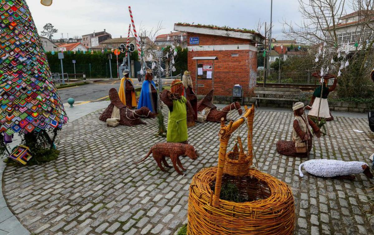 Árbol navideño con la estrella que guía a los Reyes Magos.   | // I.ABELLA