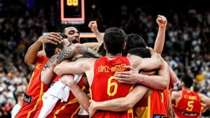 La Selección Española de baloncesto.