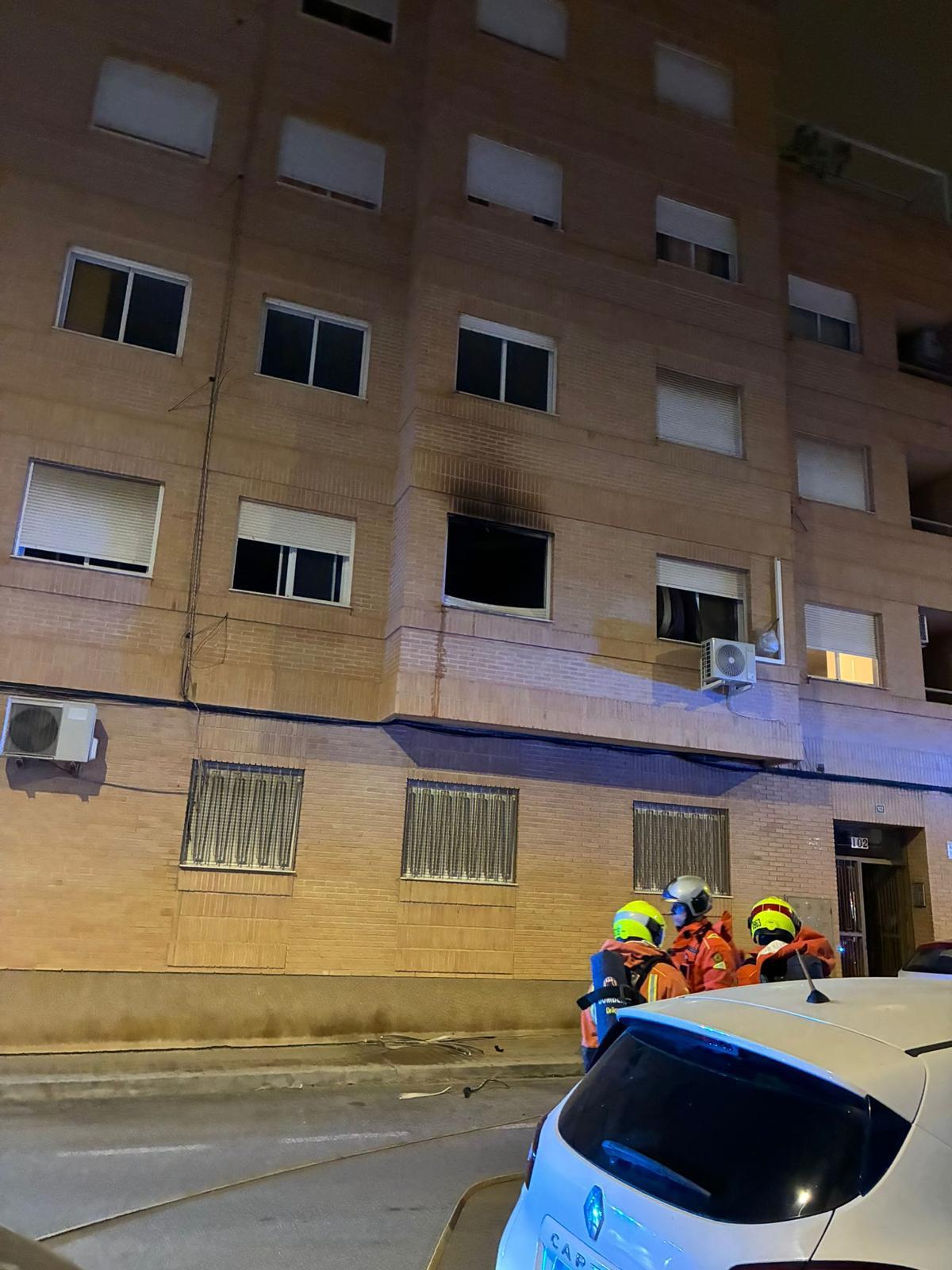 Incendio en una vivienda de Torrent