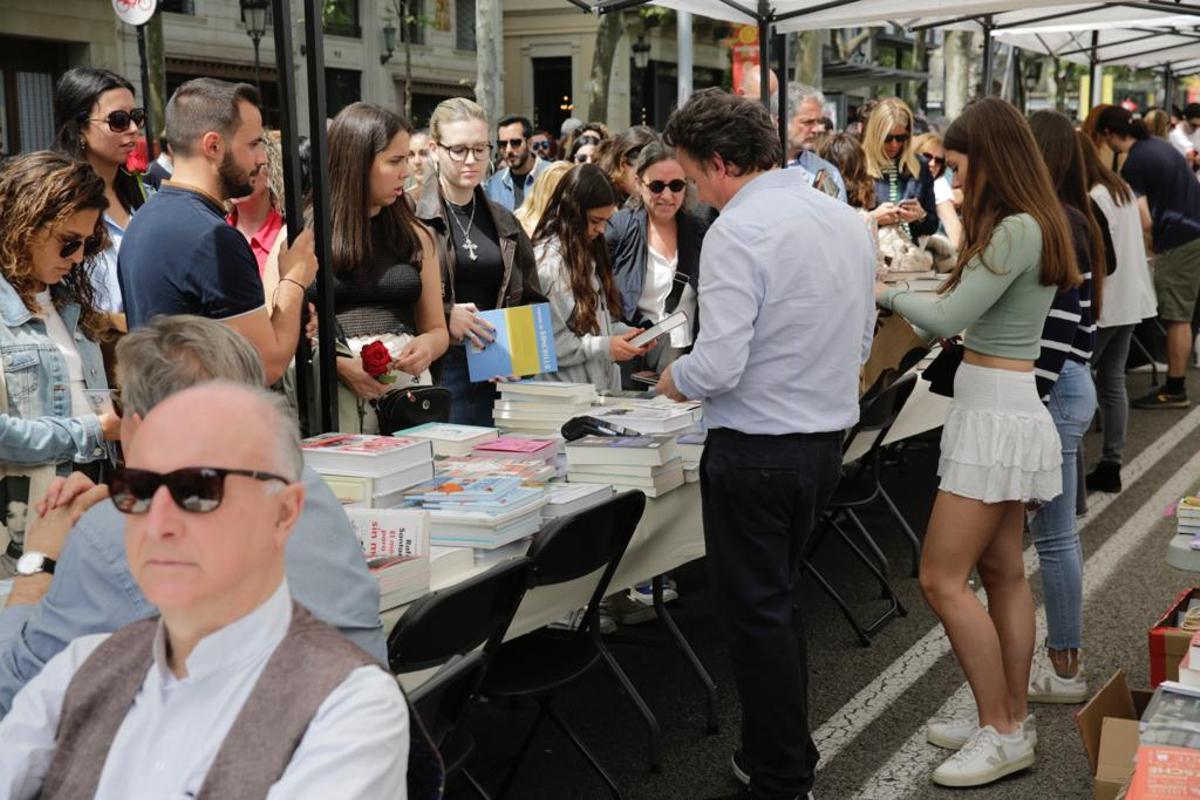 Sant Jordi de récord en Barcelona