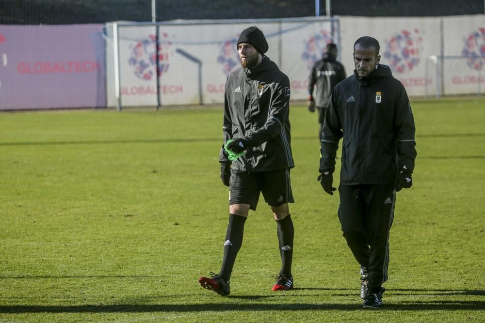 Entrenamiento del Real Oviedo en El Requexón