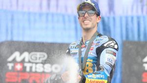 Àlex Márquez, en el podio de Argentina
