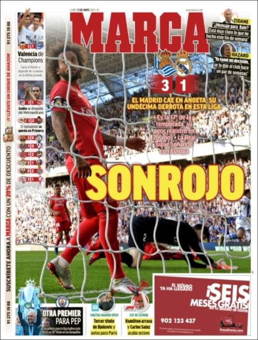 Portada MARCA lunes 13 de mayo de 2019